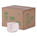 Food Containers & Lids | Eco-Products EP-SCRC12NFA 7 in. x 4.75 in. x 1 in. 12 oz. WorldView Vanguard Sugarcane Fiber Rectangular Container - White (400/Carton) image number 0