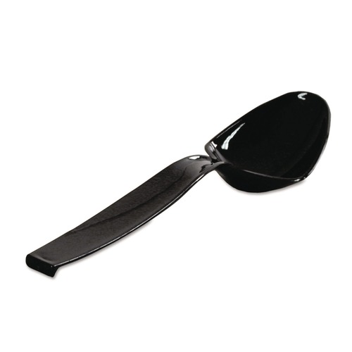 Cooking & Serving Utensils | WNA WNA A7SPBL 9 in. Plastic Spoons - Black (144/Carton) image number 0