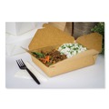 Food Containers & Lids | GEN KS10121 Reclosable 54 oz. Paper Take-Out Box - Kraft (200/Carton) image number 4