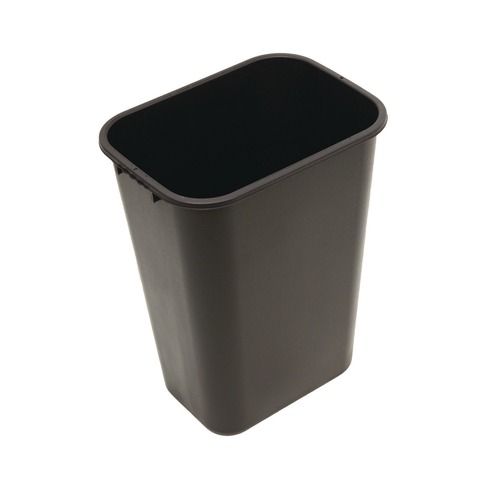 Indoor Waste Receptacles | Impact 7703-5 41-Quart Polyethylene Soft-Sided Wastebasket - Black image number 0