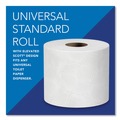 Perforated Roll & Hand Towels | Scott 13217 Essential 100 Percent Recycled Fiber SRB Septic Safe 2 Ply Bathroom Tissue - White (80/Carton) image number 4