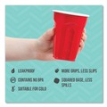 Perforated Roll & Hand Towels | SOLO SQ1820-20004 18 oz Squared Plastic Party Cups - Red (240/Carton) image number 5