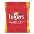 Coffee - Caffeinated | Folgers 2550006430 1.5 oz. Classic Roast Coffee Fraction Pack (42/Carton) image number 1