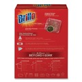 Scouring Pads & Sticks | Brillo 23310 2.5 in. x 3 in. Steel Wool Soap Pads - Gray/Pink (12/Carton) image number 1