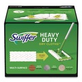 Floor Dusters & Accessories | Swiffer 80314634 10.3 in. x 7.8 in. Heavy-Duty Dry Refill Cloths - White (80/Carton) image number 2