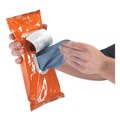 Hand Sanitizing Wipes | GOJO Industries 6285-06 FAST TOWELS 7.75 in. x 11 in. 2-Ply Hand Cleaning Towels - Fresh Citrus Blue (6/Carton) image number 2