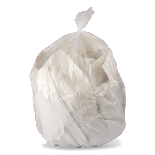 Low-Density Trash Bags | Heritage H9250SC 46 in. x 50 in. 1.1 mil. 56-Gallon Linear Low-Density Can Liners - Clear (100/Carton) image number 0