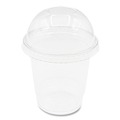 Cup Lids | Karat C-KDL78 8 oz to 10 oz Cold Cup Dome PET Lids - Clear (1000/Carton) image number 3