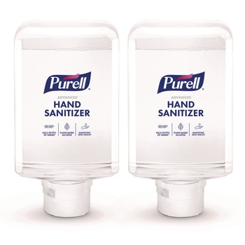HAND SANITIZER REFILLS | PURELL 8353-02 1,200 mL Refill Advanced Hand Sanitizer Foam For ES10 Automatic Dispenser - Citrus Scent (2/Carton)