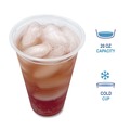 Cups | Boardwalk BWKTRANSCUP20PK 20 oz. Translucent Plastic Cold Cups - Clear (50/Pack) image number 4