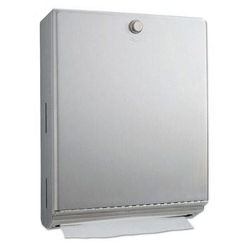  | Bobrick B-2620 ClassicSeries 10.81 x 3.94 x 14.06 Surface-Mounted Paper Towel Dispenser - Satin