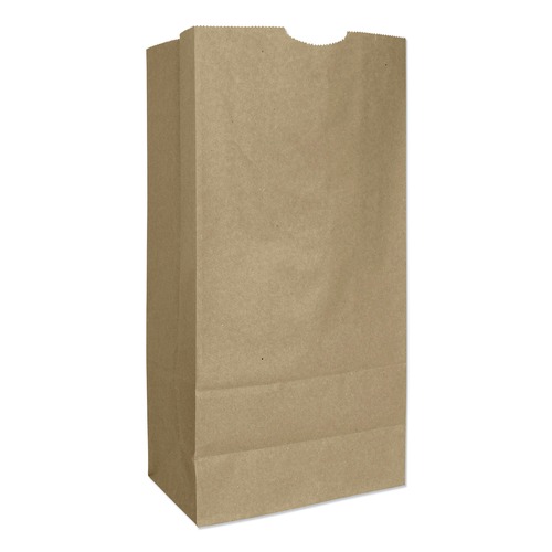 Grocery Bags | Ross & Wallace Paper Products 130316500PK/BL 7.75 in. x 4.75 in. x 16 in. #16 Size Extra-Heavy-Duty Grocery Paper Bags - Kraft (500/Bundle) image number 0