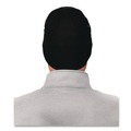 Head & Face Protection | Ergodyne 16812 N-Ferno 6812 One Size Fits Most Rib Knit Beanie - Black image number 9