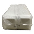 Food Containers & Lids | GEN 8PWH 10.8 in. x 8.82 in. x 1.5 in. #8P Meat Trays - White (200/Carton) image number 0