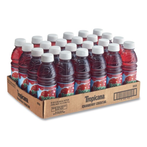 Juices | Tropicana TRO00864 15.2 oz Bottle Juice Beverage - Cranberry (12/Carton) image number 0