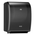 Towel Dispensers | Tork 771728 12.32 in. x 9.32 in. x 15.95 in. Electronic Hand Towel Roll Dispenser for 7.5 in. Rolls - Black (1/Carton) image number 1
