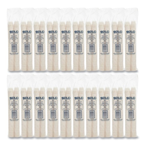 Cups | SOLO 050-2050 ProPlanet Seal 0.5 oz. Paper Portion Cups - White (250/Bag, 20 Bags/Carton) image number 0