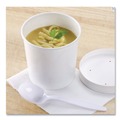 Food Containers & Lids | Chinet 60164 64 oz. Paper Food Containers - White (250/Carton) image number 3