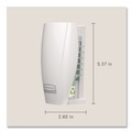 Air Freshener Dispensers | Rubbermaid Commercial 1793547 2.75 in. x 2.5 in. x 5.25 in. TC TCell Odor Control Dispenser - White image number 7