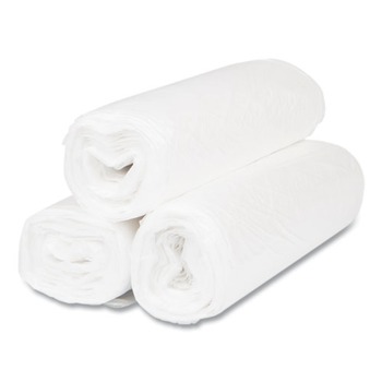 Inteplast Group S334011N 33 gal. 11 microns 33 in. x 40 in. High-Density Interleaved Commercial Can Liners - Clear (25 Bags/Roll, 20 Rolls/Carton)