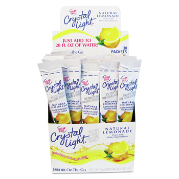 DRINK MIXES | Crystal Light GEN00796 0.17 oz. Packets Flavored Drink Mix - Lemonade (30/Box)