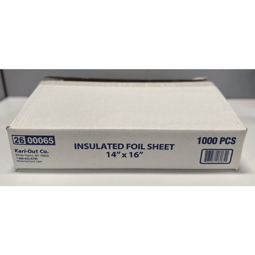 Foil Wraps | Kari-Out 2600065 16 in. x 14 in. Food Wrap (1000/Carton) image number 0
