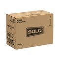 Disposable Forks | SOLO HSWF-0007 Impress Heavyweight Full-Length Polystyrene Plastic Cutlery Fork - White (1000/Carton) image number 0