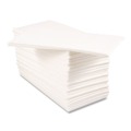 Dinner Napkins | Hoffmaster 066038 15 in. x 17 in. 2-Ply Dinner Napkins - White (4 Packs/Carton) image number 0