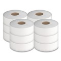 Toilet Tissues | Cascades PRO B212 3.3 in. x 2000 ft. 1-Ply Septic-Safe Select Jumbo Bath Tissue - White (12 Rolls/Carton) image number 2