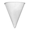 Cups | Coffee Pro CPCONE4 4 oz. Paper Cone Cups - White (5000/Carton) image number 0
