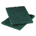 Scouring Pads & Sticks | Scotch-Brite PROFESSIONAL 86 6 in. x 9 in. Heavy-Duty Scouring Pad 86 - Green (12/Pack, 3 Packs/Carton) image number 2
