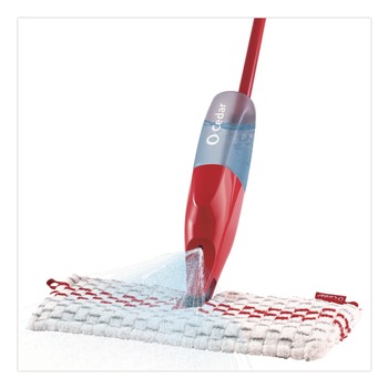 O-Cedar 173563EA 48 in. Handle ProMist MAX Spray Mop - Red/White/Gray Microfiber Head, Red/Black/Gray Plastic Handle