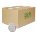 Food Containers & Lids | Eco-Products EP-BRSCLID-L Evolution World EcoLid 25 Percent Recycled Food Container Lid Fits 12 to 32 oz Containers - White (500/Carton) image number 0