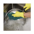 Scouring Pads & Sticks | Boardwalk 86LGI 6 in. x 9 in. Heavy-Duty Scour Pad - Green (15/Carton) image number 5