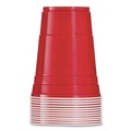 Cups | Dart P16R 16 oz. Plastic Cold Drink Party Cups - Red (1000/Carton) image number 2