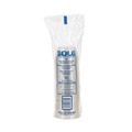 Cup Lids | SOLO SDL58-0090 5 oz-8 oz SoloServe Dome Cup Plastic Lids - Clear (1000/Carton) image number 2