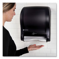 Towel Dispensers | San Jamar T8400TBK 11.88 in. x 9.1 in. x 14.4 in. Smart Essence Electronic Roll Towel Dispenser - Black image number 6
