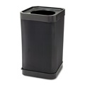 Indoor Waste Receptacles | Safco 9790BL At-Your-Disposal 38-Gallon Top-Open Waste Receptacle - Black image number 1