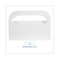 Toilet Seat Cover Dispensers | Boardwalk BWKKD100 16 in. x 3 in. x 11.5 in. Toilet Seat Cover Dispenser - White (2/Box) image number 4