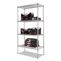 Racks & Shelving | Alera ALESW503618SR NSF Certified Industrial 36 in. x 18 in. x 72 in. 4-Shelf Wire Shelving Kit - Silver image number 8