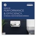 Toilet Tissue Dispensers | Kimberly-Clark Professional 09551 20.4 in. x 5.8 in. x 13.1 in. Cored JRT Jumbo Combo Tissue Dispenser - Smoke/Gray image number 3