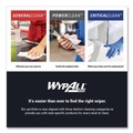 Perforated Roll & Hand Towels | WypAll 41043 Power Clean X80 12.4 in. x 12.2 in. Jumbo Roll Heavy Duty Cloths - Blue (475/Roll) image number 2