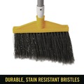 Brooms | Rubbermaid Commercial FG638500GRAY 48.78 in. Handle Angled Large Broom - Silver/Gray image number 4