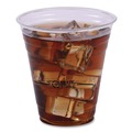 Cups | Eco-Products EP-CR12 20-Packs/Carton 12 oz. BlueStripe 25% Recycled Content Cold Cups - Clear/Blue image number 2
