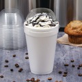 Cup Lids | Dart 16LCDHX Dome-Top Sundae/Cold Cup Lids Fits 12 oz. to 24 oz. Cups - Clear (1000/Carton) image number 4