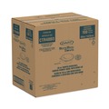 Food Storage Containers & Lids | Dart CTR48BD 48 oz. 8.9 in. Diameter x 3.4 in. Height Tamper-Resistant/Evident Plastic Bowls with Dome Lid - Clear (100/Carton) image number 3