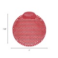 Toilet & Urinal Deodorizers | Fresh Products S7-F-005I030M-82-AAA10-00 Slant7 with Terminator Urinal Screen - Evergreen Scent Red (30/Carton) image number 1