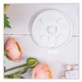 Cup Lids | Dart 8FTL Lift 'n' Lock 8 oz. Foam Cup and Container Lids - White (1000/Carton) image number 4
