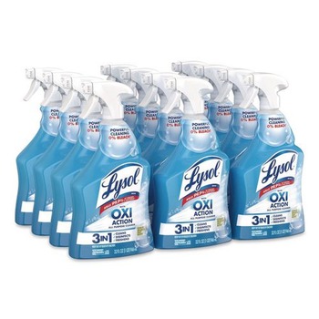 ALL PURPOSE CLEANERS AND DEGREASERS | LYSOL Brand 19200-89289 32 oz. Trigger Spray Bottle Multi-Purpose Hydrogen Peroxide Cleaner - Citrus Sparkle Zest (9/Carton)