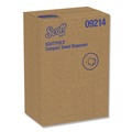 Towel Dispensers | Scott 09214 Scottfold 10.75 in. x 4.75 in. x 9 in. Folded Towel Dispenser - White (1/Carton) image number 3